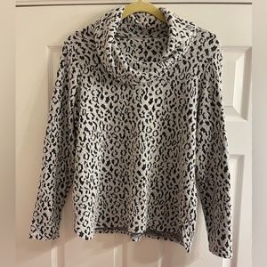 Croft & Barrow Cheetah print sweater